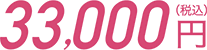 33,000円（税込）